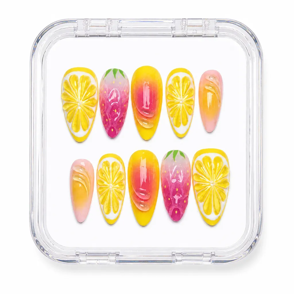 Citrus Bliss – Xưởng gia công Nailbox Sỉ thủ công