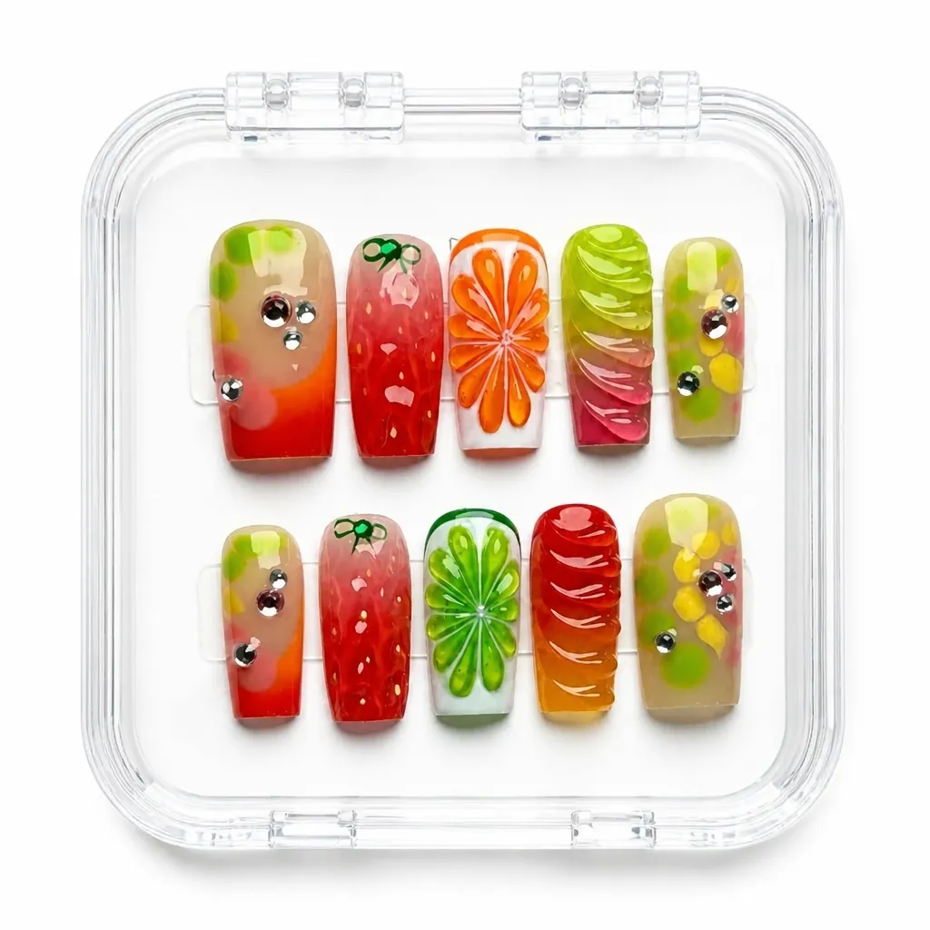 Citrus Crush – Xưởng gia công Nailbox Sỉ thủ công