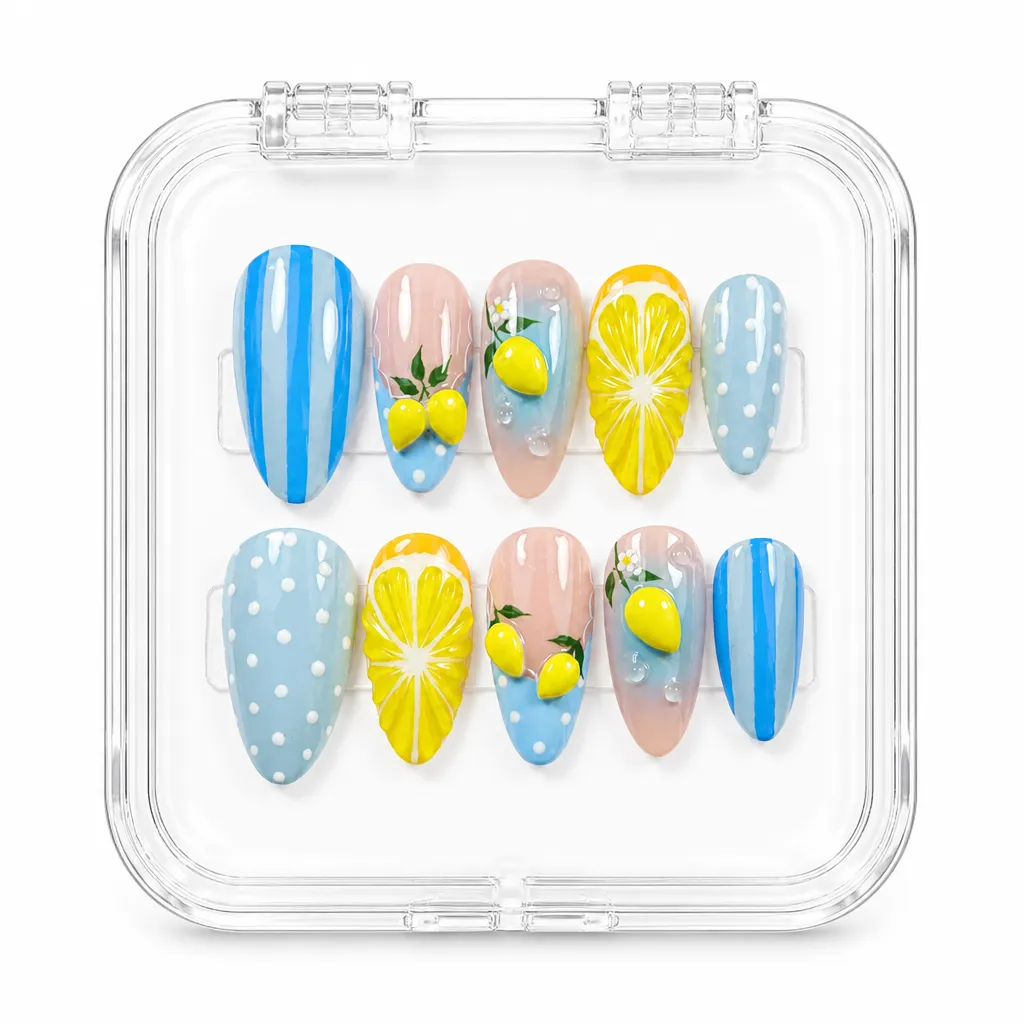 Citrus Reverie – Xưởng gia công Nailbox Sỉ thủ công