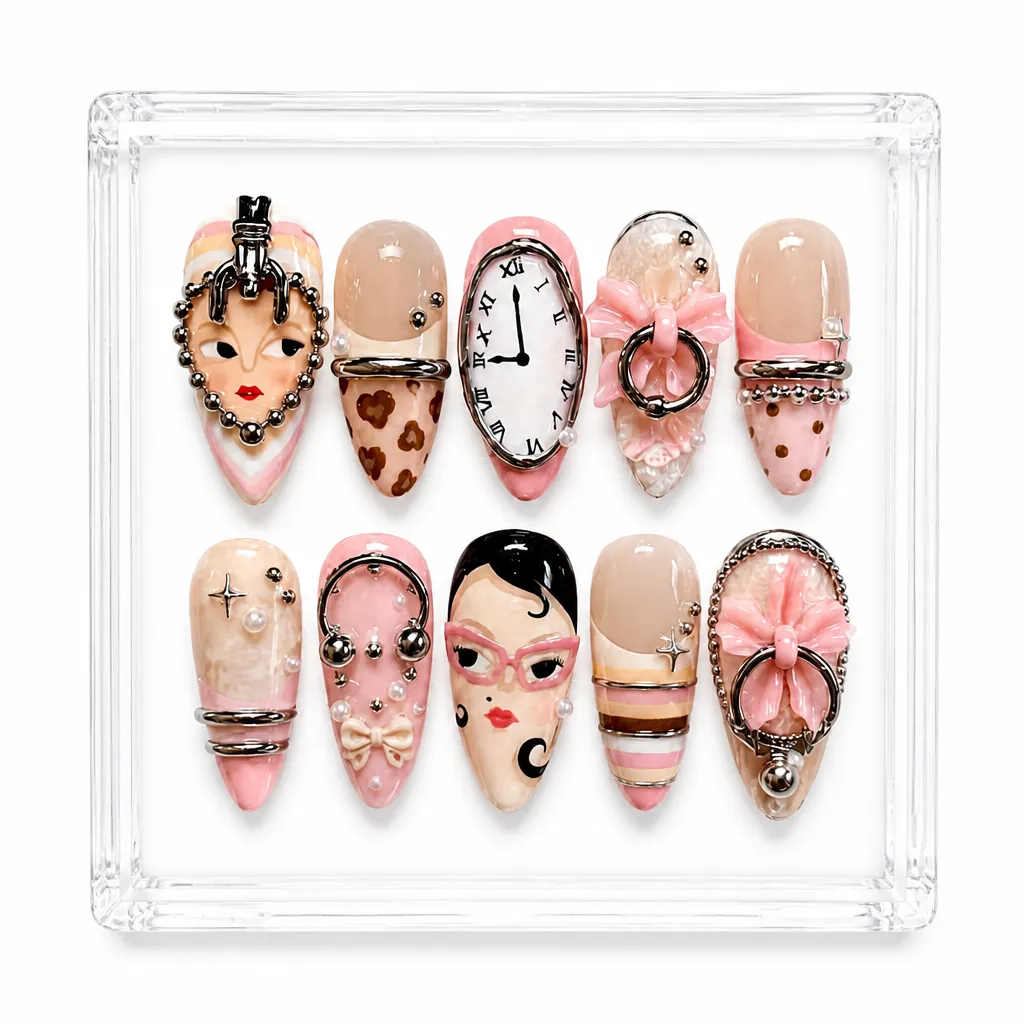 Clockwork Pink – Xưởng gia công Nailbox Sỉ thủ công
