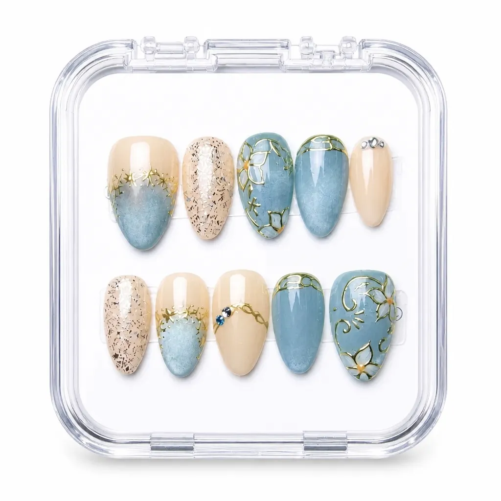 Coastal Elegance – Xưởng gia công Nailbox Sỉ thủ công