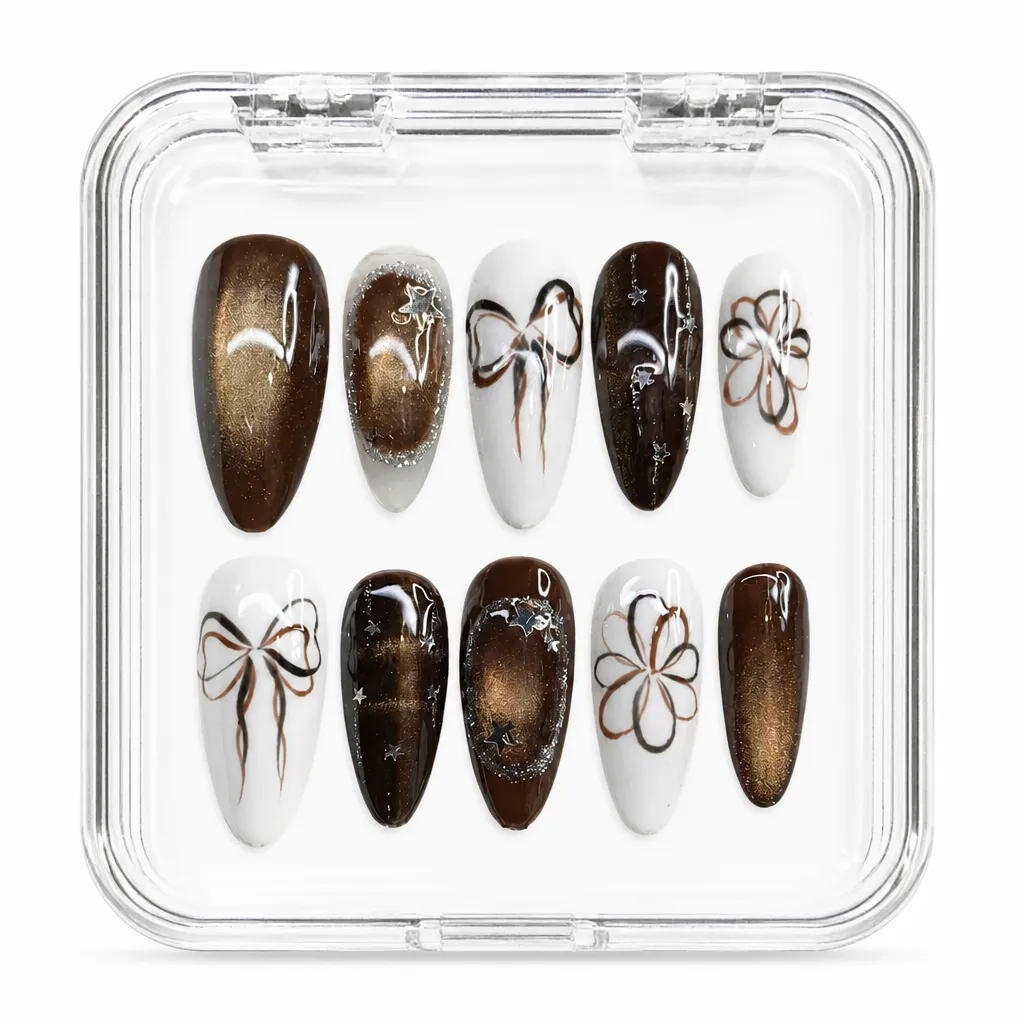 Cocoa Blossom Charm – Xưởng gia công Nailbox Sỉ thủ công
