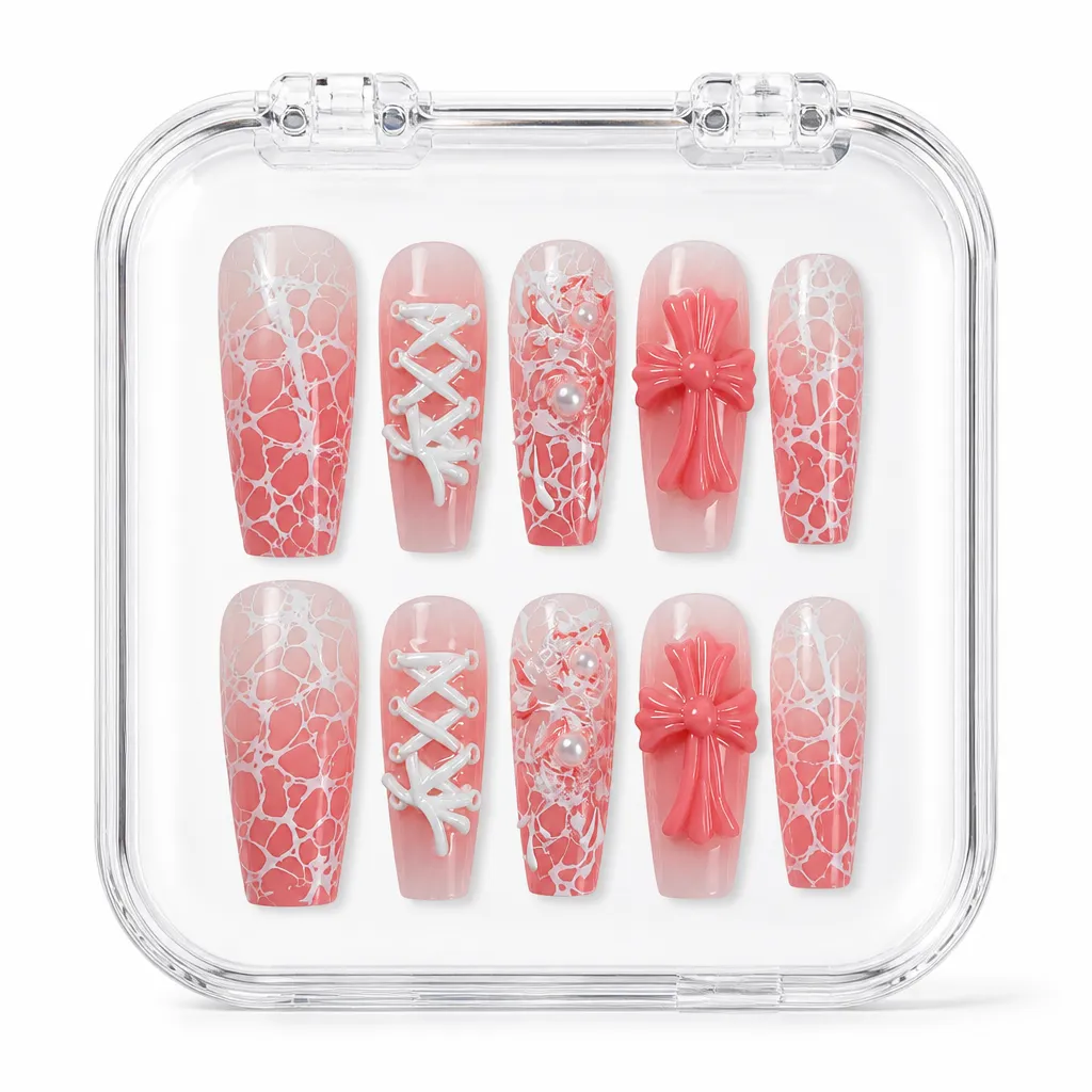 Coquette Gothic Cross – Xưởng gia công Nailbox Sỉ thủ công