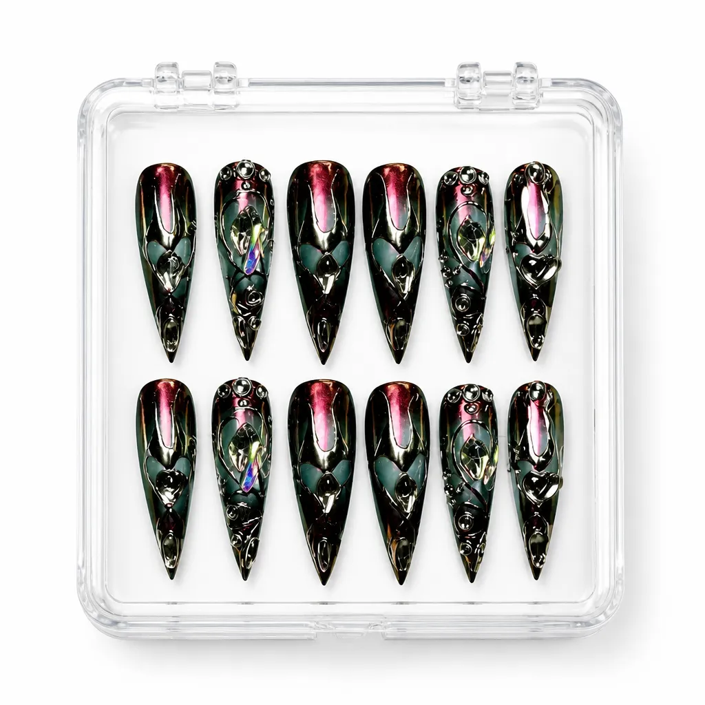 Cosmic Stiletto Luxe – Xưởng gia công Nailbox Sỉ thủ công