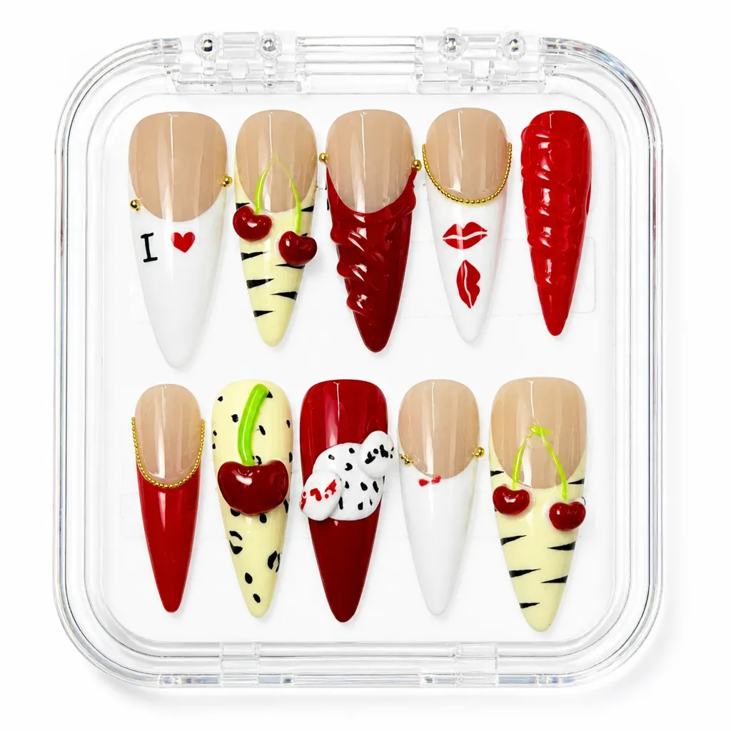 Cream Love Stiletto – Xưởng gia công Nailbox Sỉ thủ công