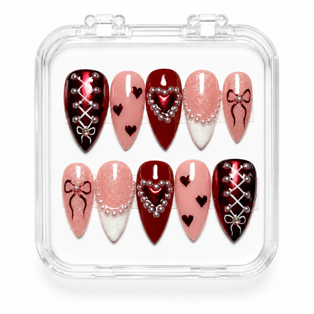Crimson Bow Collection – Xưởng gia công Nailbox Sỉ thủ công