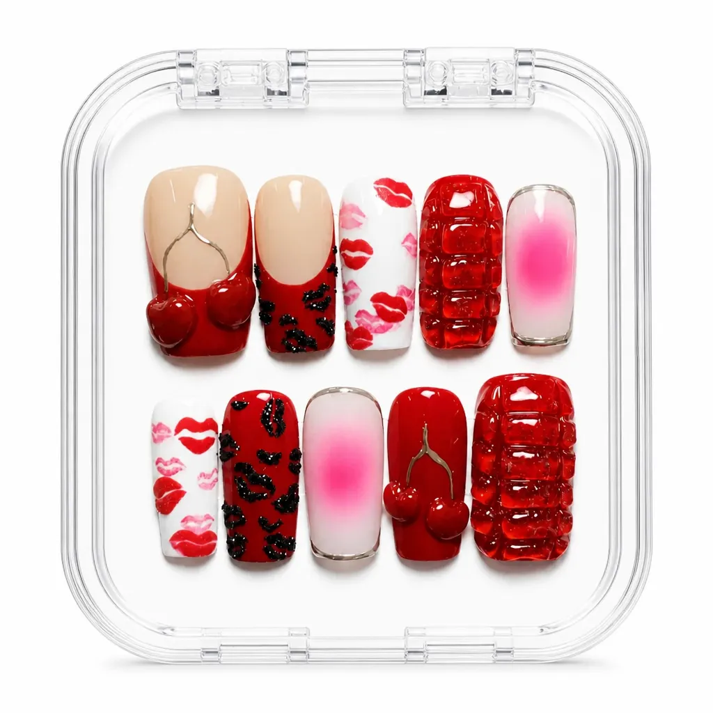 Crimson Kiss Collection – Xưởng gia công Nailbox Sỉ thủ công