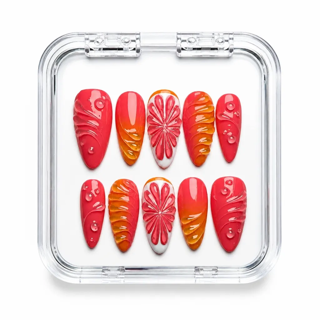 Crimson Radiance – Xưởng gia công Nailbox Sỉ thủ công
