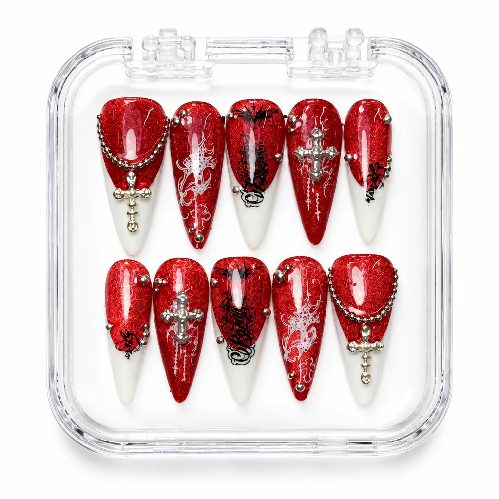 Crimson Royalty – Xưởng gia công Nailbox Sỉ thủ công