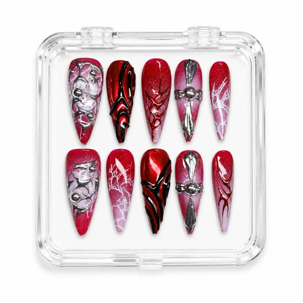 Crimson Sword Flame – Xưởng gia công Nailbox Sỉ thủ công