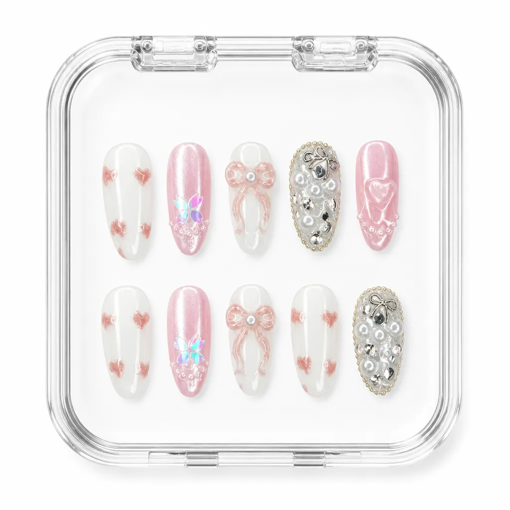 Crystalline Dream Set – Xưởng gia công Nailbox Sỉ thủ công