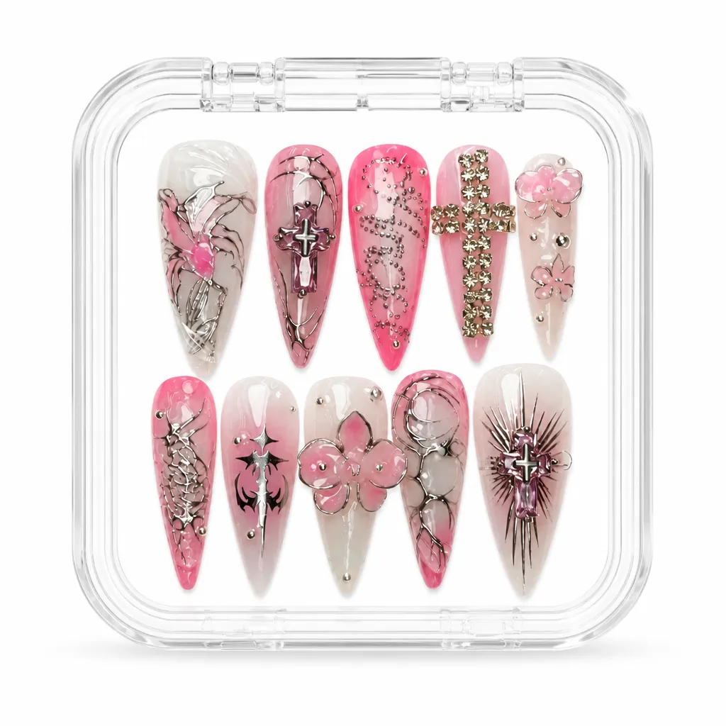 Crystalline Rose Glamour – Xưởng gia công Nailbox Sỉ thủ công