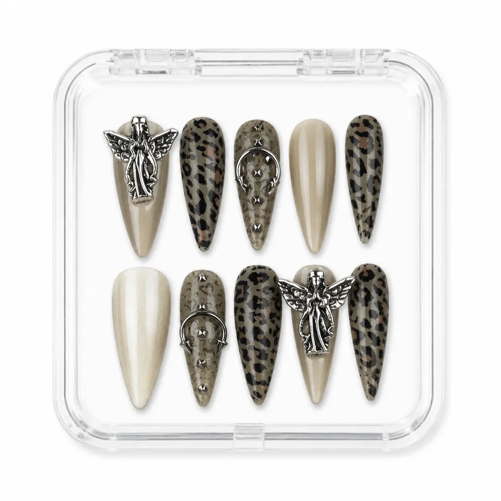 Cyber Angel Leopard – Xưởng gia công Nailbox Sỉ thủ công