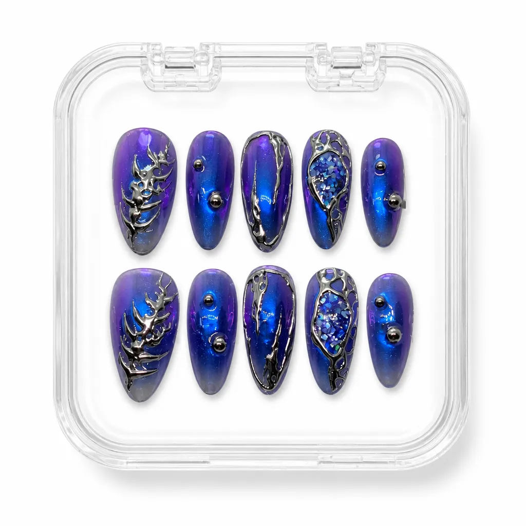 Cyber Mystic Nebula – Xưởng gia công Nailbox Sỉ thủ công