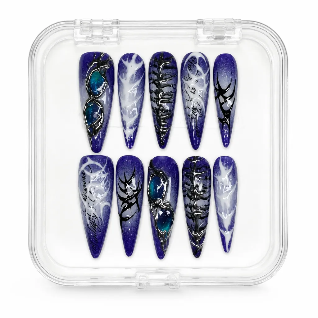 Cyberpunk Deep Sea – Xưởng gia công Nailbox Sỉ thủ công