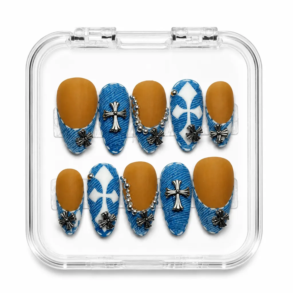 Denim Dream Luxe – Xưởng gia công Nailbox Sỉ thủ công