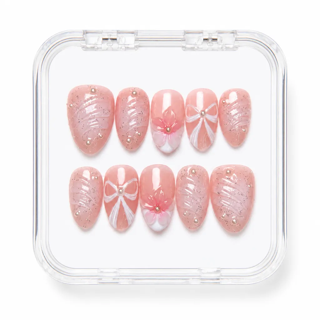 Dusty Rose Glamour – Xưởng gia công Nailbox Sỉ thủ công