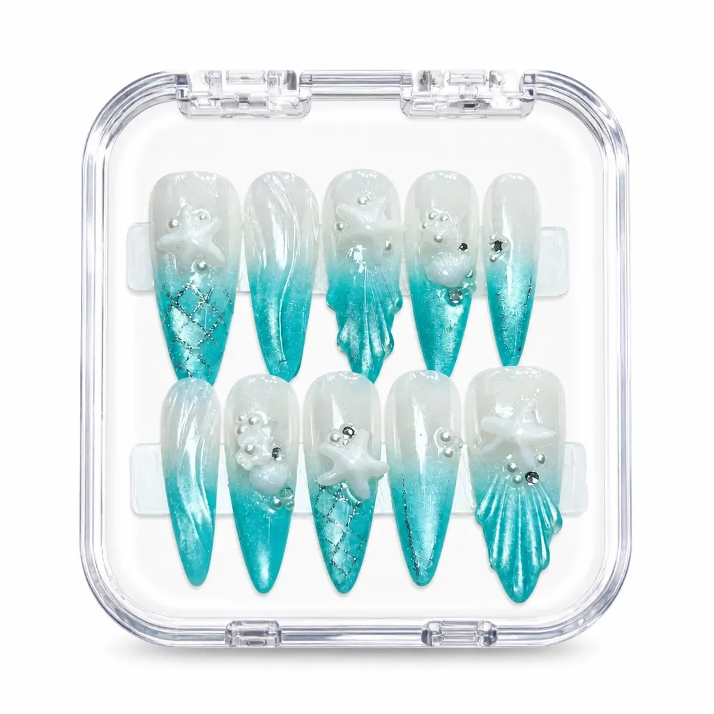 Emerald Glacier – Xưởng gia công Nailbox Sỉ thủ công