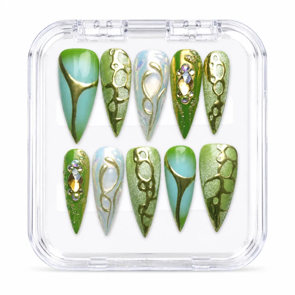 Emerald Mystique – Xưởng gia công Nailbox Sỉ thủ công