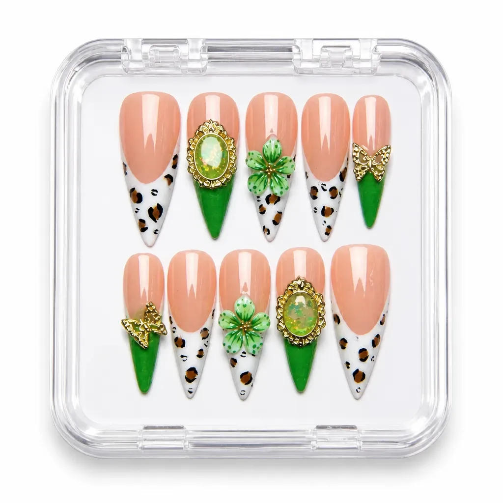 Emerald Radiance – Xưởng gia công Nailbox Sỉ thủ công