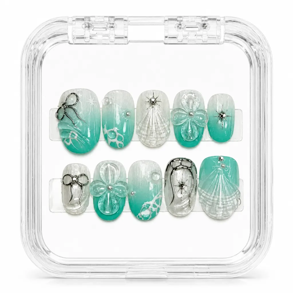 Emerald Seashell – Xưởng gia công Nailbox Sỉ thủ công