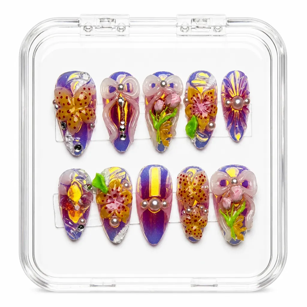 Enchanted Bloom – Xưởng gia công Nailbox Sỉ thủ công