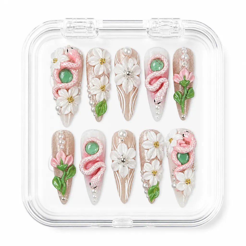 Enchanted Serpent Garden – Xưởng gia công Nailbox Sỉ thủ công