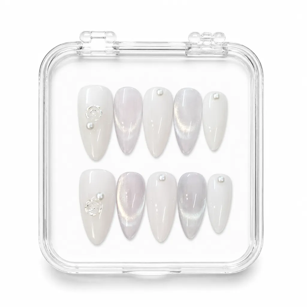 Ethereal Sparkle – Xưởng gia công Nailbox Sỉ thủ công