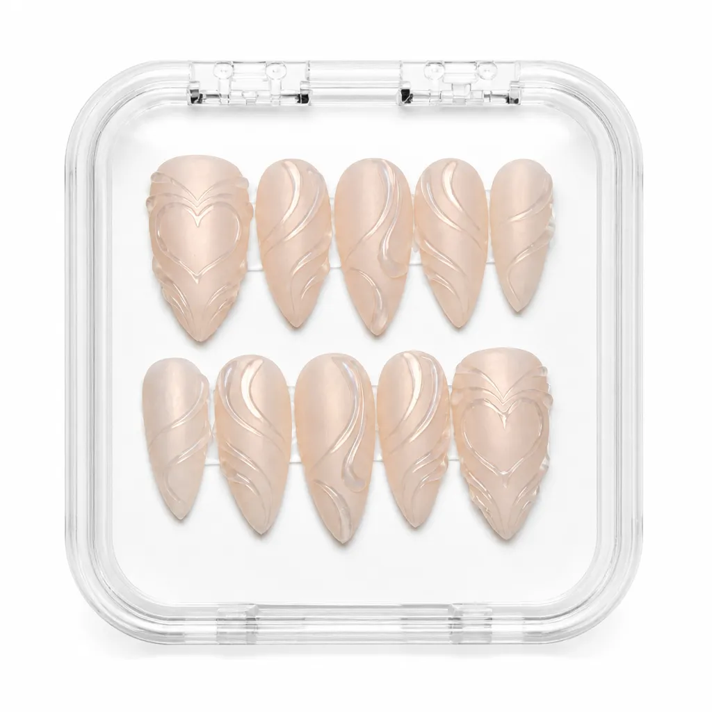 Ethereal Stiletto Elegance – Xưởng gia công Nailbox Sỉ thủ công