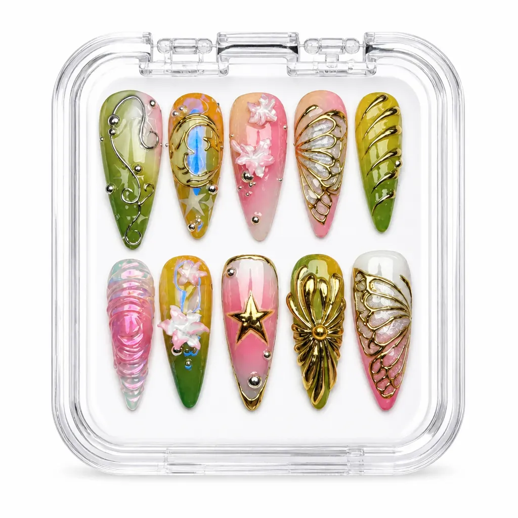 Fancy Botanical Luxe – Xưởng gia công Nailbox Sỉ thủ công
