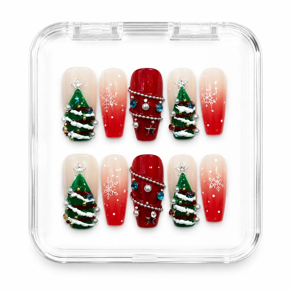 Festive Sparkle Collection – Mẫu Nailbox Sỉ Thiết Kế Thủ Công