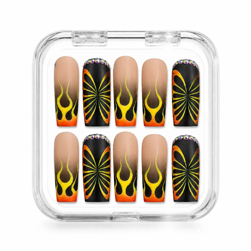 Flame Geometry – Xưởng gia công Nailbox Sỉ thủ công