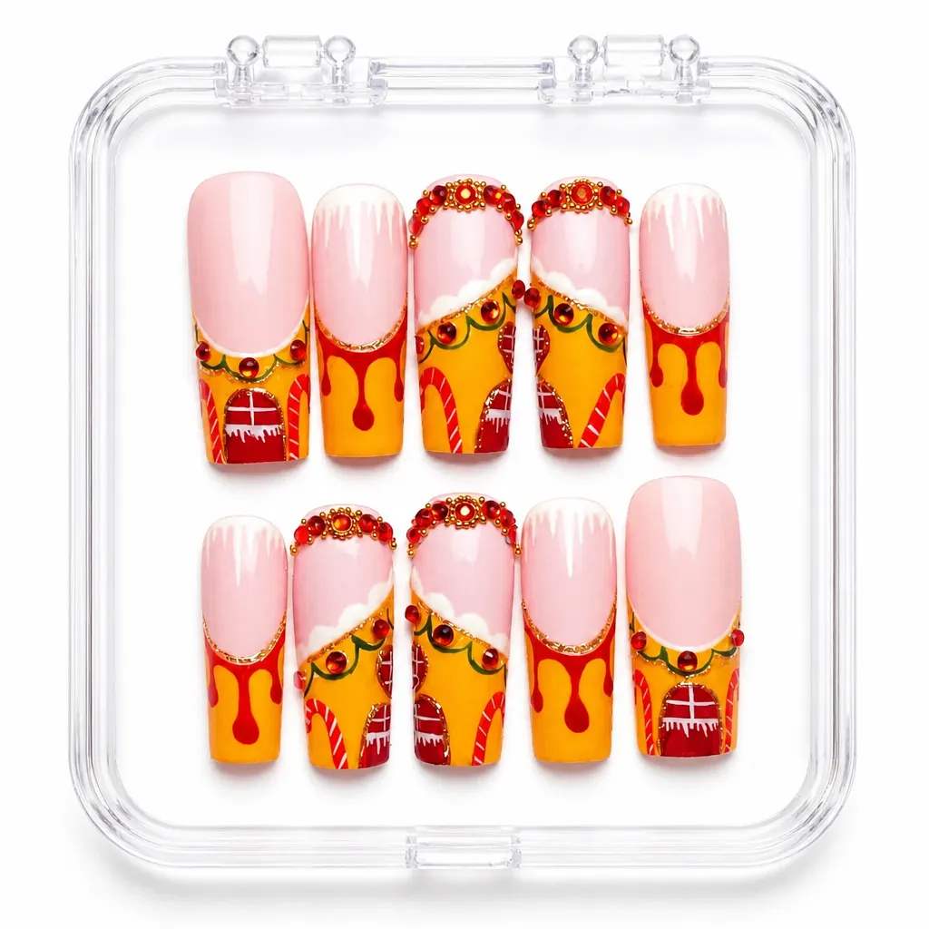 Flame Gradient Luxe – Xưởng gia công Nailbox Sỉ thủ công