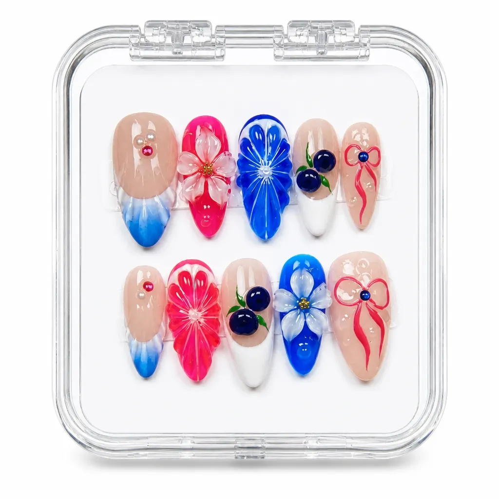 Floral Chromatic – Xưởng gia công Nailbox Sỉ thủ công