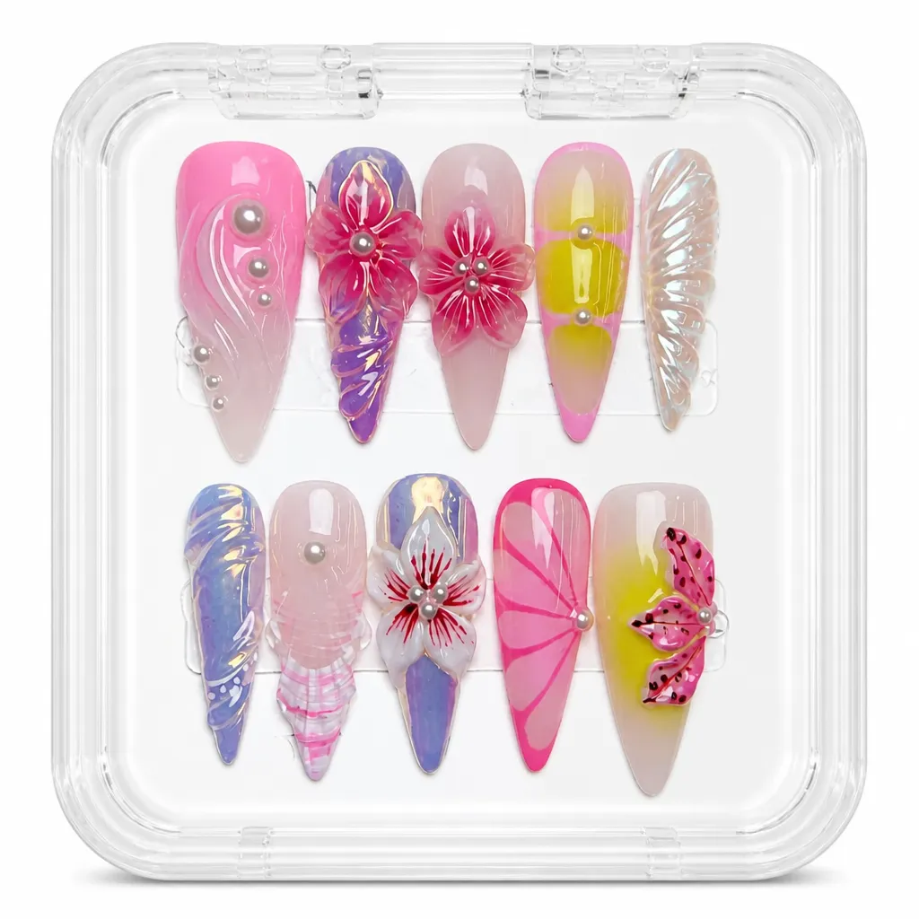Floral Prism – Xưởng gia công Nailbox Sỉ thủ công