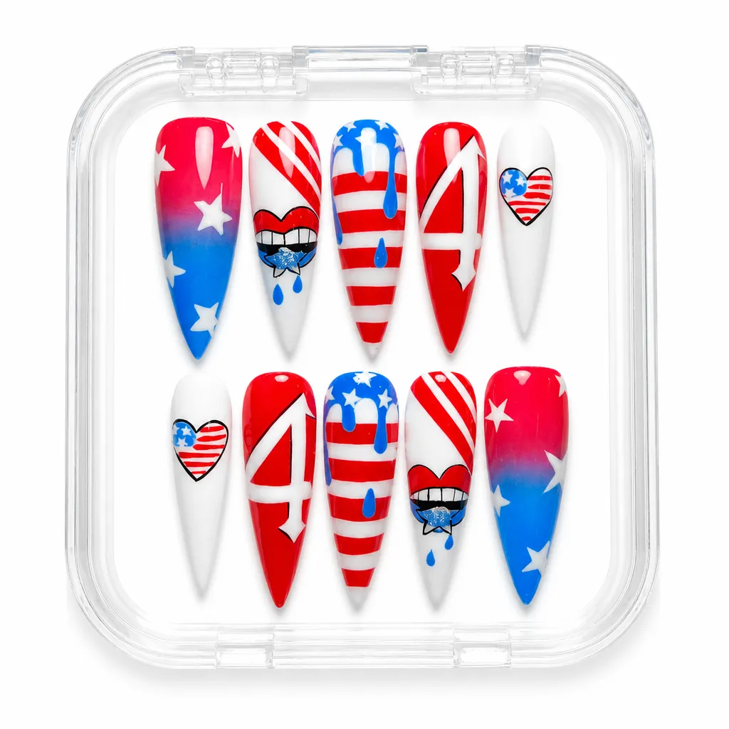 Fourth July Pop – Xưởng gia công Nailbox Sỉ thủ công