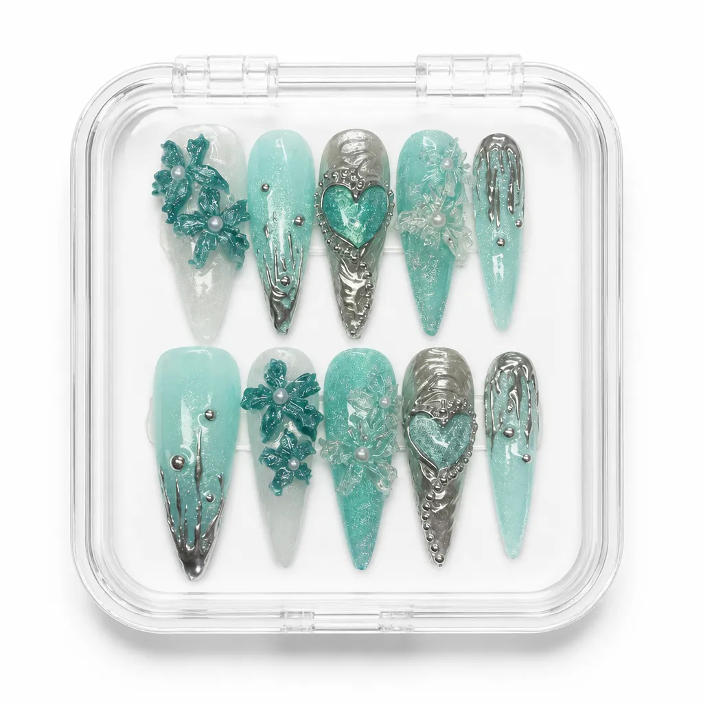 Frozen Ocean Queen – Xưởng gia công Nailbox Sỉ thủ công