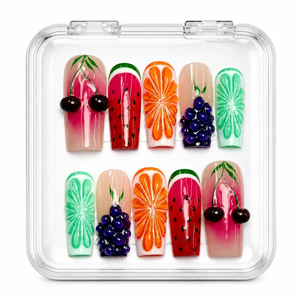 Fruit Cocktail Luxe – Xưởng gia công Nailbox Sỉ thủ công