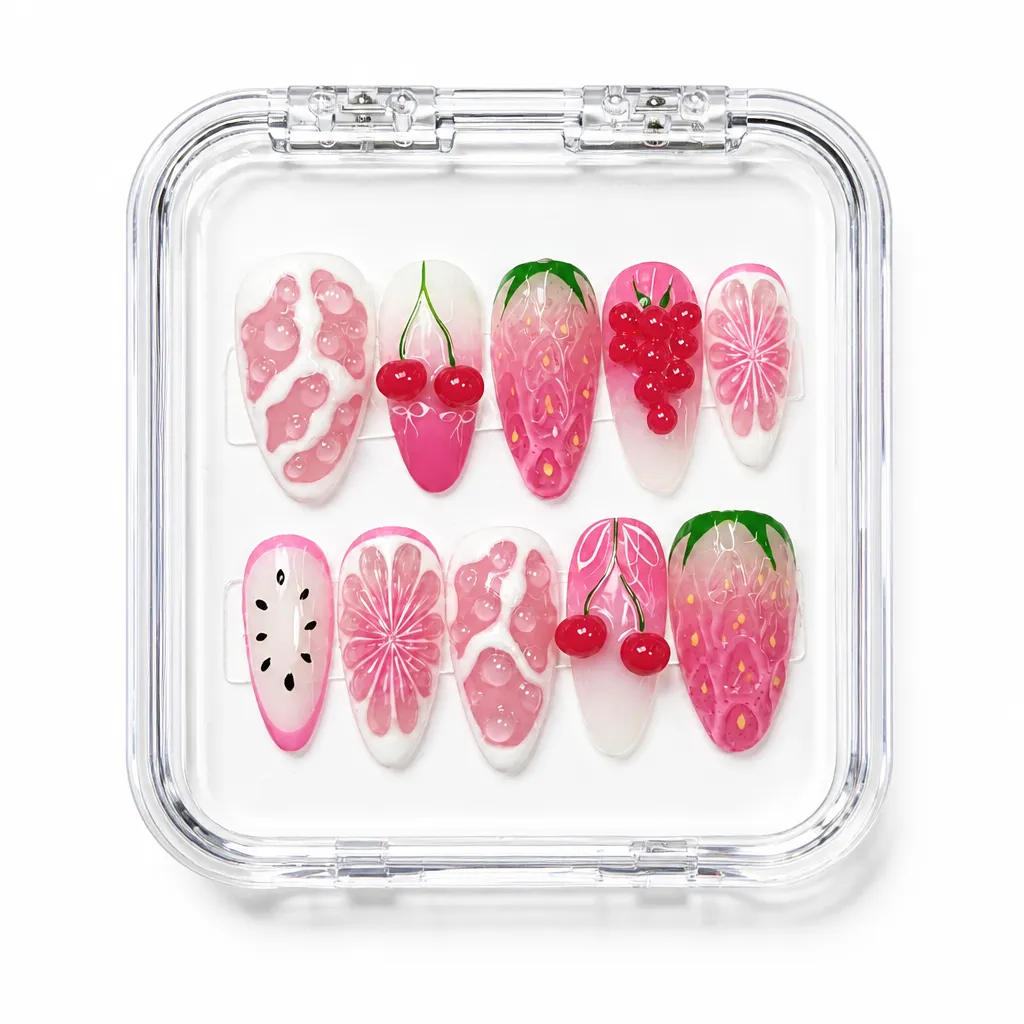 Fuchsia Citrus Blossom – Xưởng gia công Nailbox Sỉ thủ công