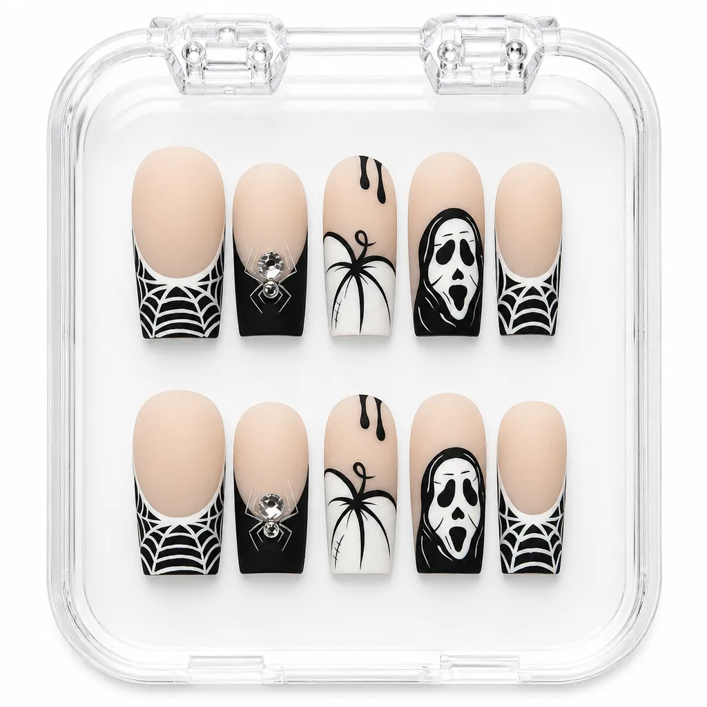 Ghost Face – Mẫu Nailbox Sỉ Thiết Kế Thủ Công