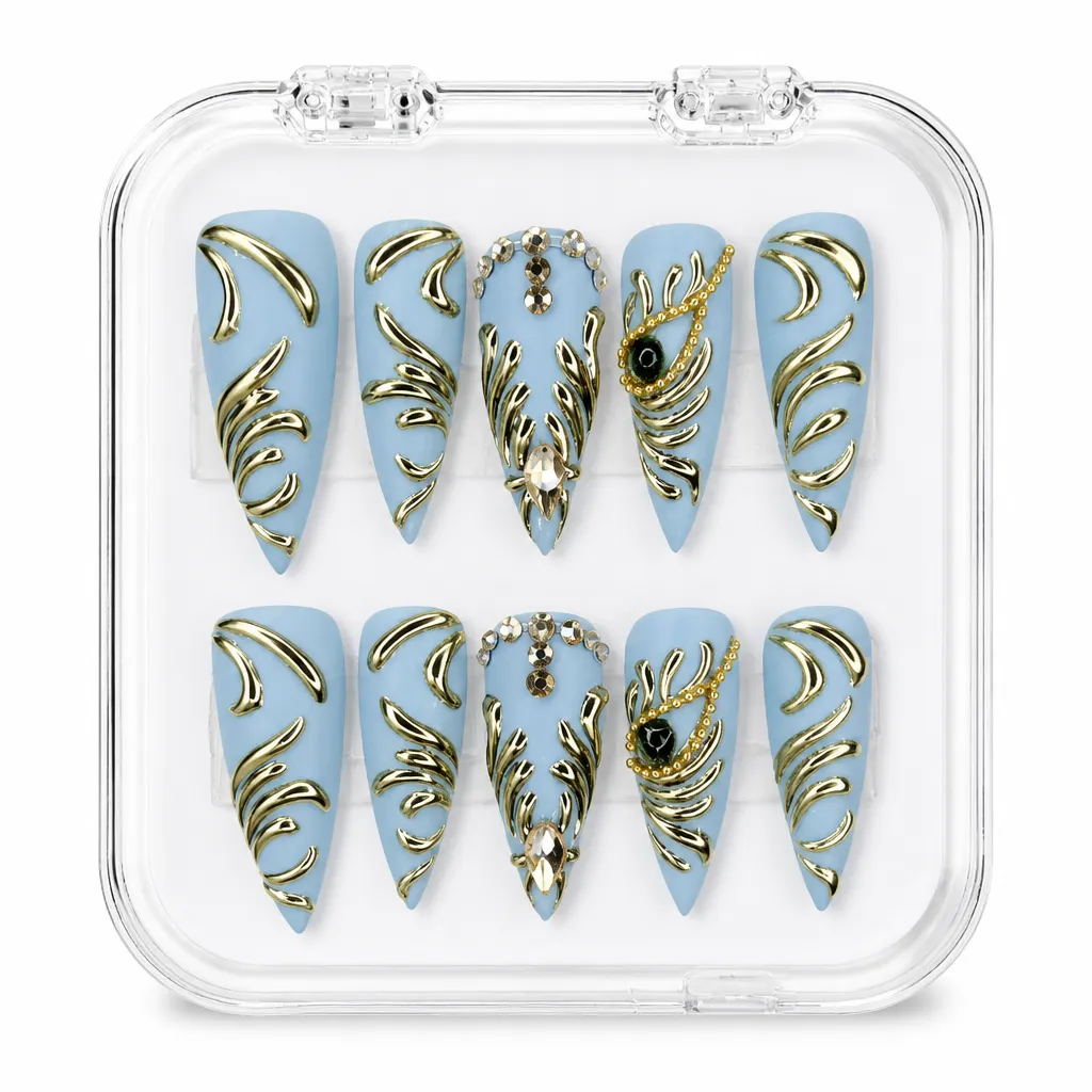 Gilded Feather Luxe – Xưởng gia công Nailbox Sỉ thủ công