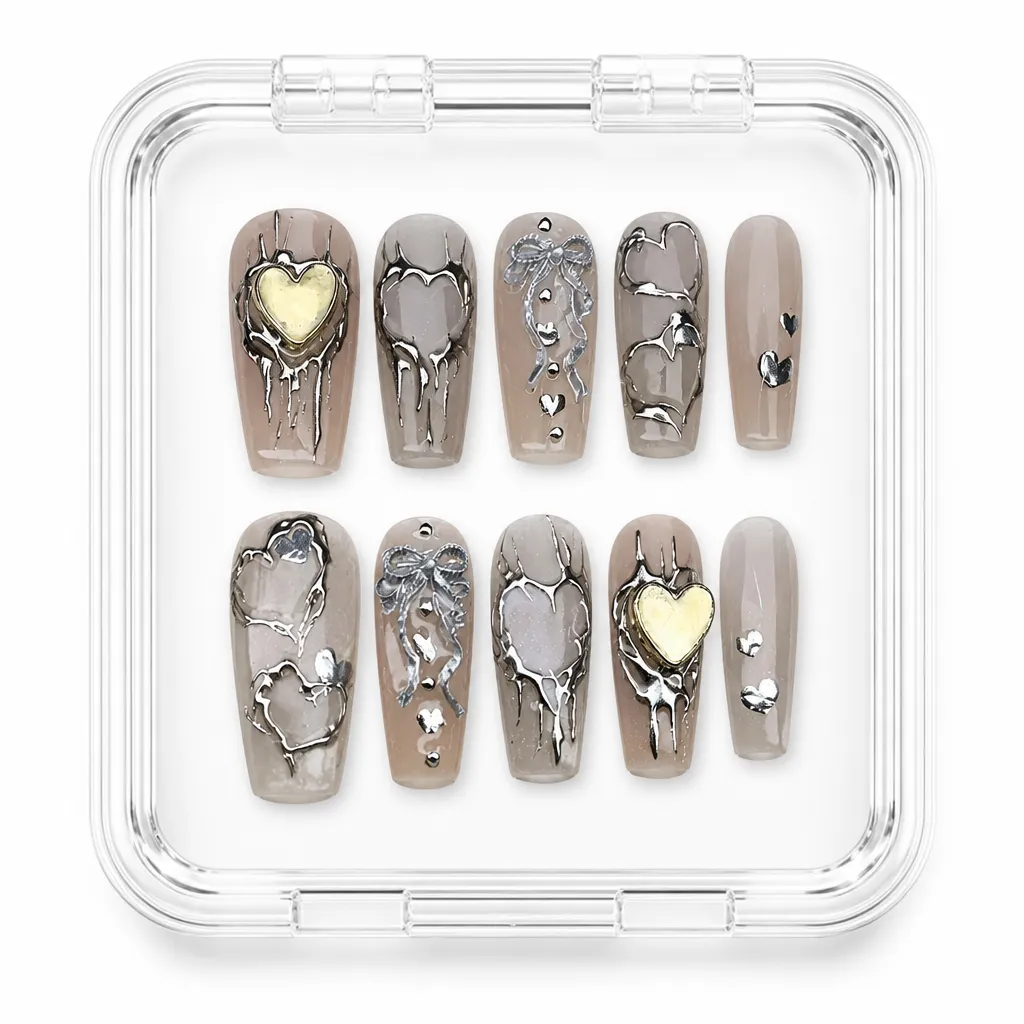 Gilded Heart Eclipse – Xưởng gia công Nailbox Sỉ thủ công