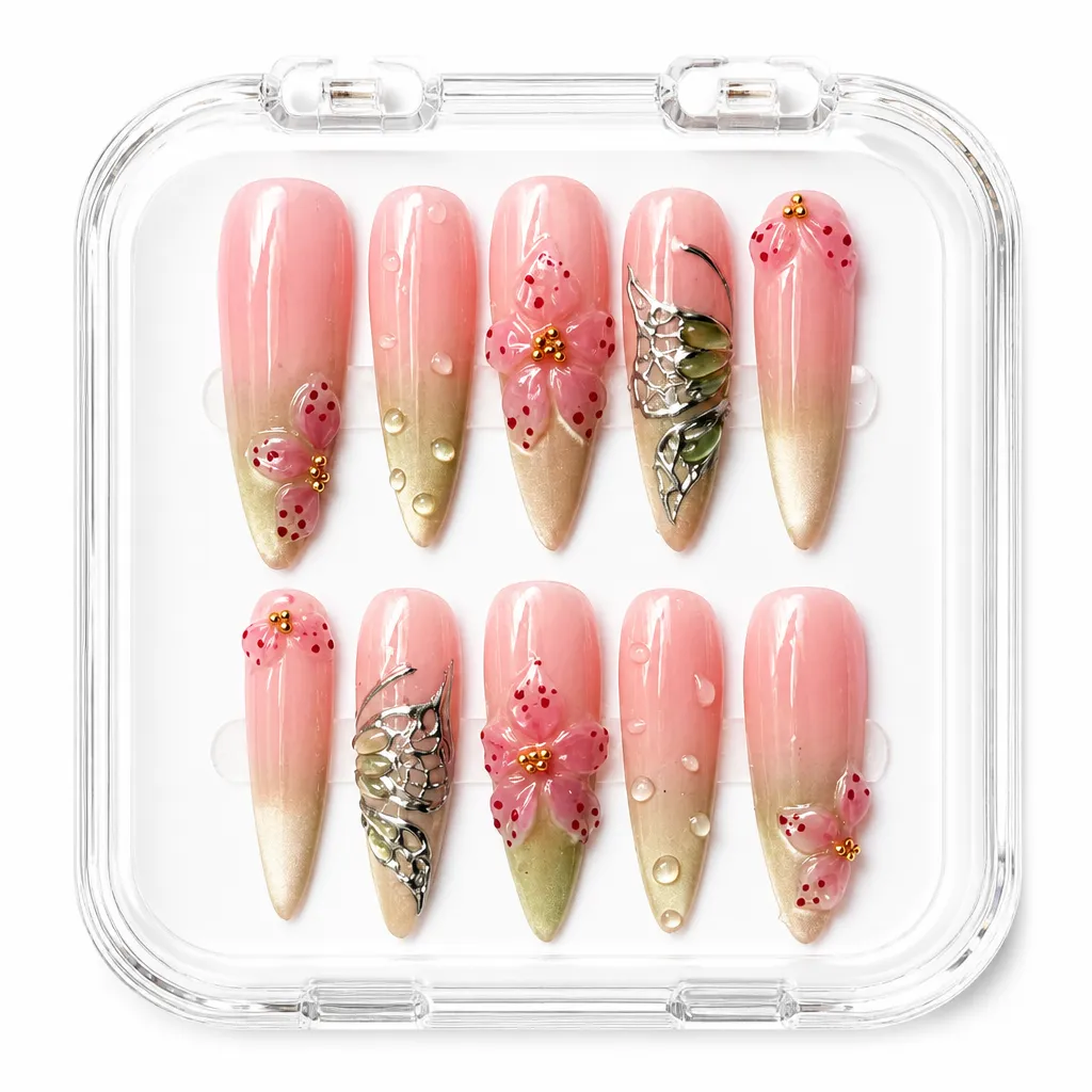Gilded Orchid Dew – Xưởng gia công Nailbox Sỉ thủ công