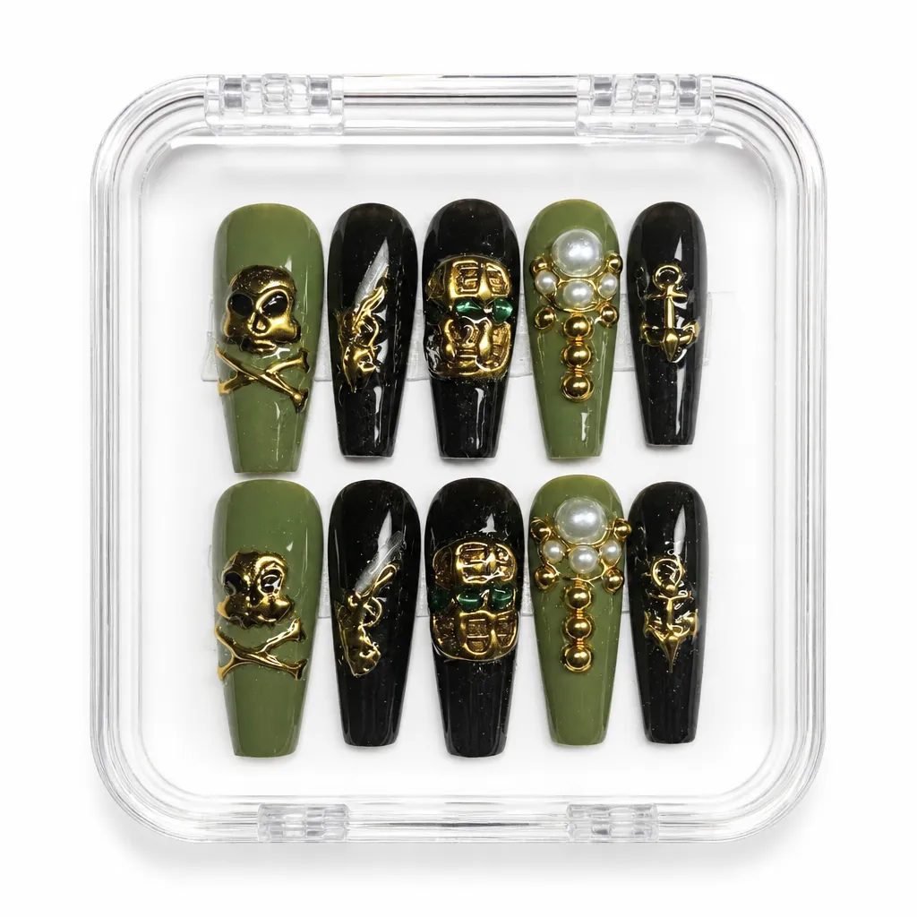Gilded Pirate Treasure – Xưởng gia công Nailbox Sỉ thủ công