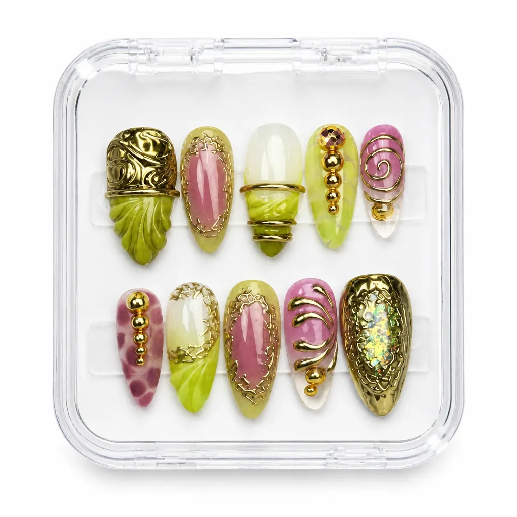 Gilded Rose Luxe – Xưởng gia công Nailbox Sỉ thủ công