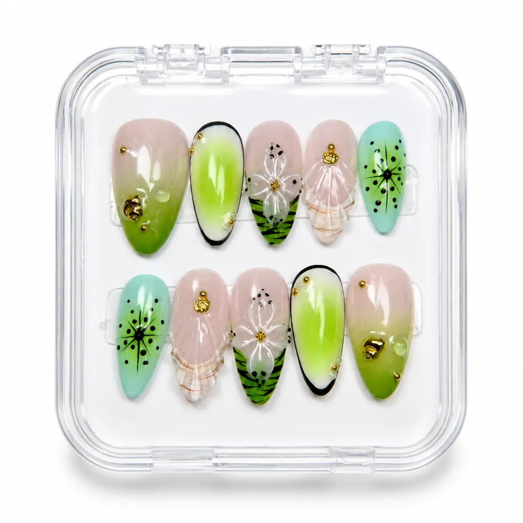 Glimmer Botanical Luxe – Xưởng gia công Nailbox Sỉ thủ công