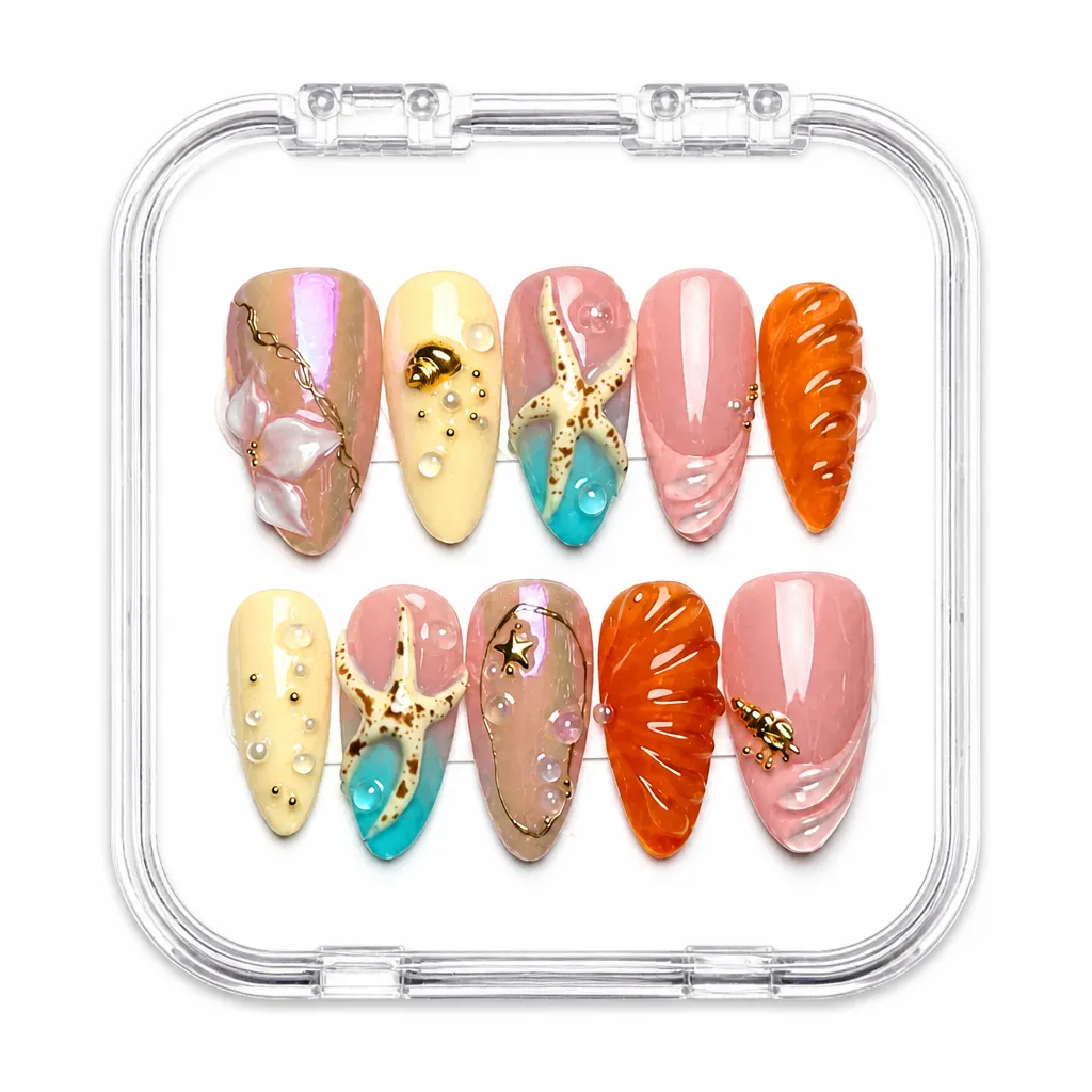 Glossy Luxe Collection – Xưởng gia công Nailbox Sỉ thủ công