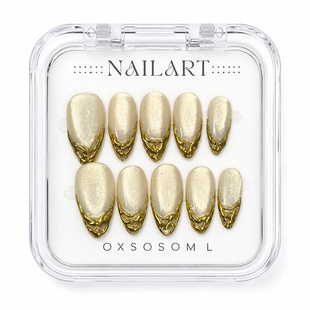 Gold Luxe Stilettos – Xưởng gia công Nailbox Sỉ thủ công