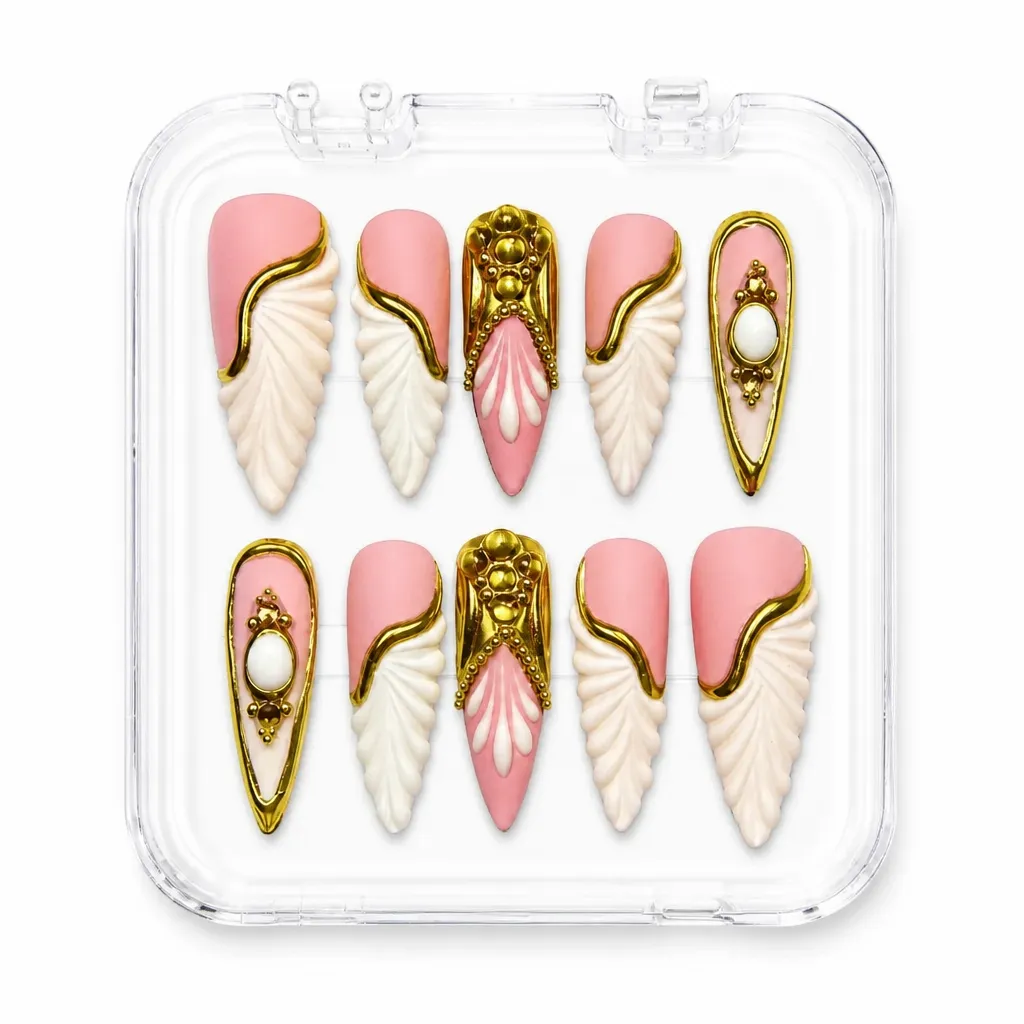 Golden Angel Wings – Xưởng gia công Nailbox Sỉ thủ công