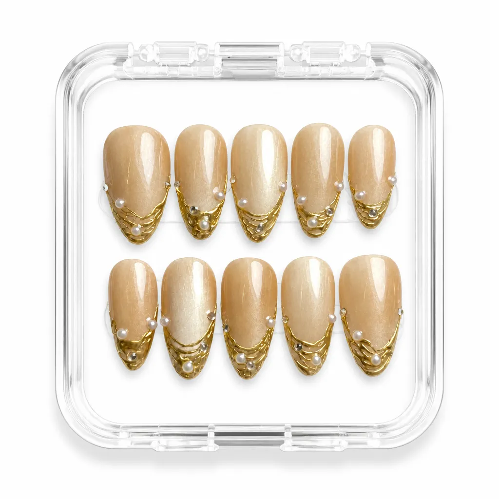 Golden Elegance – Xưởng gia công Nailbox Sỉ thủ công